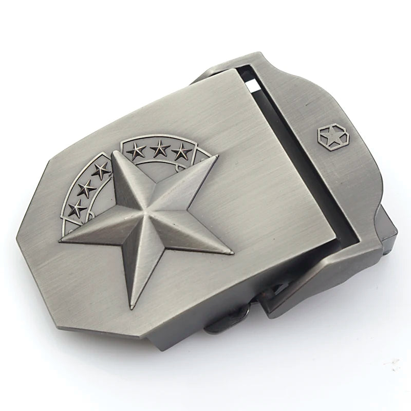 Men's & women's belt buckle tactical fashion suitable for canvas cotton belt 38MM-40MM belt zinc alloy quick release men's belt