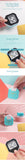 3-in-1 Corner Rounder Border Punches for Scrapbooking Diy Mini Corner Cutter R4/R7/R10mm Circle Trimmer Punch Office Supplies
