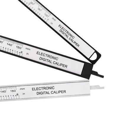 Calibrador digital electrónico de fibra de carbono, calibre Vernier, micrómetro, herramienta de medición, regla digital, 150 mm y 100 mm