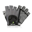 Professional Gym Fitness Gloves Power Weight Lifting Women Crossfit Workout Bodybuilding Half Finger Hand Protector 