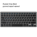 Russian Spanish French German Hebrew Brazil-Portuguese Ultra Slim Universal Wireless Bluetooth Keyboard for iOS Android Win