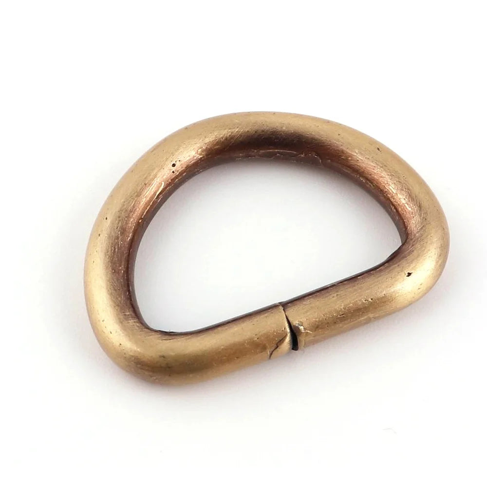 10pcs Metal D Ring Heavy Duty Strong Webbing Dee Ring Buckle for Bag Strap Belt Purse DIY Bag Accessories