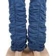 Plus Size Women's Two Piece Set Fall Outfits Long Sleeve Denim Coat and Jeans Stacked Pant Dropshipping Wholesale