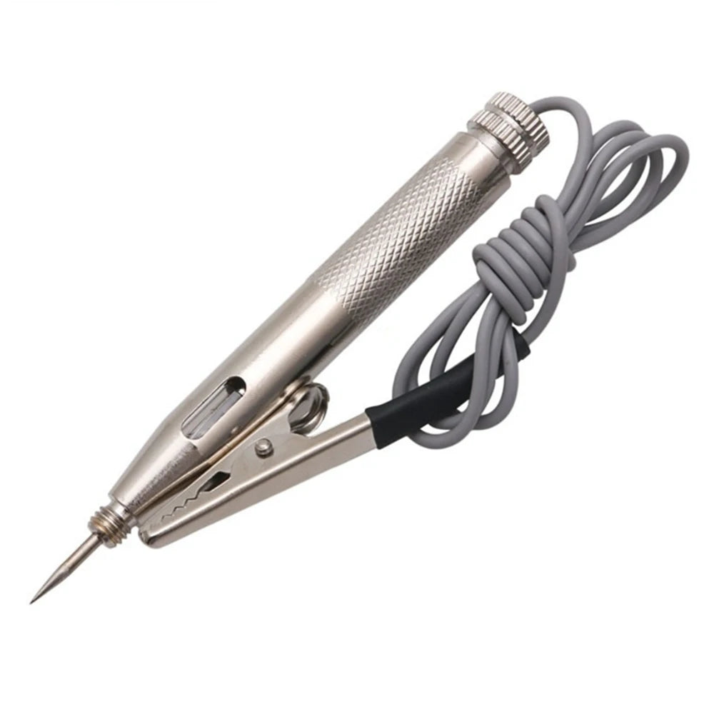 DC 6V 12V 24V Car Motorcycle Circuit Voltage Tester fuses Test Pen Automotive Circuit Tester Detector Cable and Clip