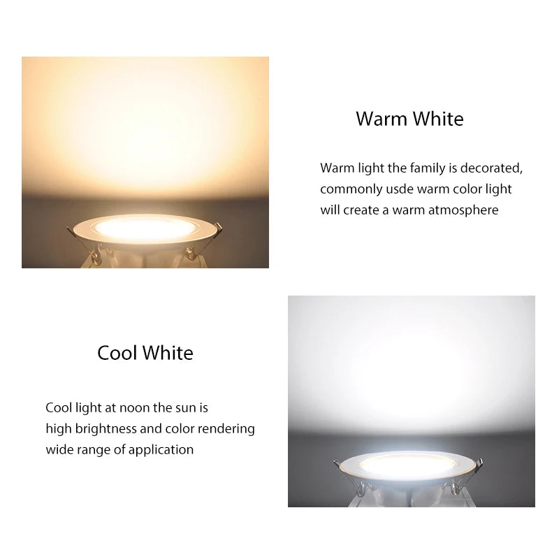 KARWEN LED Downlight Ouro/Prata/Branco Corpo 5W 9W 12W 15W 18W conduziu a luz de teto AC 220V 230V 240V para Refletor LED interno
