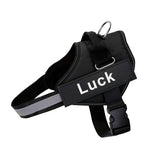 Dog Harness Vest ID Patch Customized Reflective Breathable Adjustable Pet Harness For Dog NO PULL Pet Outdoor Harness