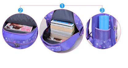 Cartoon schoolbag Frozen elsa Anna girls cute primary school bag kindergarten Cute backpack