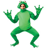 Unisex Funny Frog One Piece Cosplay Costume Novelty Adult Animal Halloween Cosplay Party Jumpsuit Outfit Plus Size Oversize Clo
