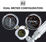 DIY Aquarium CO2 Regulator Magnetic Solenoid Kit Check Valve Fish Tank Accessories CO2 Control System Reactor Generator Set