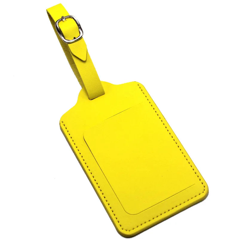 Quality Leather Luggage Tag Travel Accessories Suitcase ID Address Name Holder Baggage Boarding Tag Portable Label Drop Shipping