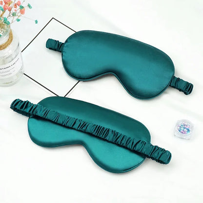 Imitado Silk Eye Patch para Viagem, Sombreamento Máscara de Olho do Sono, Eye Patch, Relaxar Eyeshade Capa, Escudo do Dormir Saúde, Eye Care Tools