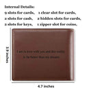 Personalized Wallets Men High Quality PU Leather for Him Engraved Wallets Men Short Purse Custom Photo Wallet Luxury Men Gift