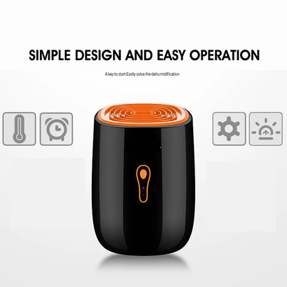 Dehumidifier Moisture Absorbers Air Dryer With 800ml Water Tank Quiet External Water Pipe For Home Basement Bathroom Wardrobe