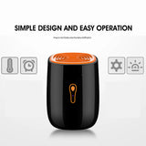 Dehumidifier Moisture Absorbers Air Dryer With 800ml Water Tank Quiet External Water Pipe For Home Basement Bathroom Wardrobe