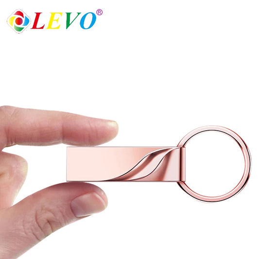 Memoria USB de metal de 4 GB, 8 GB, 16 GB, 32 GB, 64 GB y 128 GB. Memoria USB 2.0. Regalos creativos.