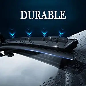 Car Windshield Wiper blades U-type Universal Soft Rubber Frameless Bracketless car wipers 14" 16" 17" 18" 19" 20" 21" 22" 24"26"
