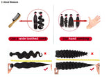 Kit mechas cabelo humanos crespo encaracolado 3C/4A - virgem premium