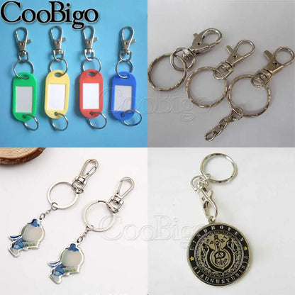 5/16"~1-1/4" Snap Hook Buckle Metal Swivel Lobster Clasp Snap Clip Hook Carabiner for Keychain Key Fob Chain Ring Bag Hardware