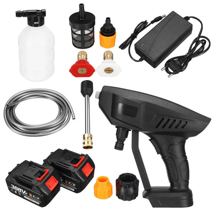 35Bar 3000W Wireless High pressure sprayer Steam car washer Car wash gun supplies Cleaning machine For Makita Generator