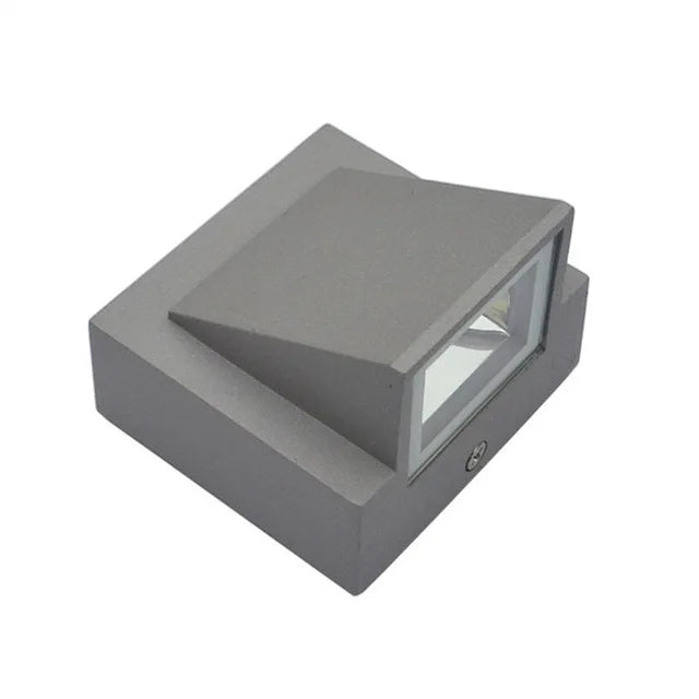 IP65 Waterproof 5W 10W  indoor outdoor Led Wall Lamp modern Aluminum Surface Mounted Cube Led Garden Porch Light AC110V-/220V
