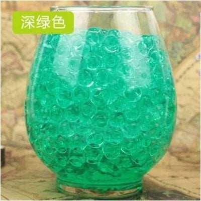 800pcs/160x5cm Crystal Soil Hydrogel Balls Water Beads Growing Balls for Kids Wedding Home Vase Decoration 