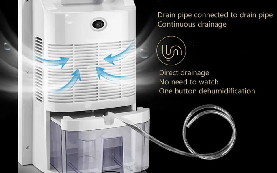 2.2L Intelligent Remote Dehumidifier Air Dryer Purifier Humidity-control Defrost Automatic Shut-down Moisture Absorption Machine