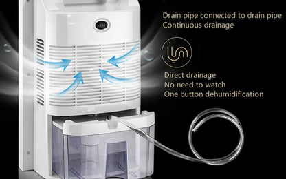 2.2L Intelligent Remote Dehumidifier Air Dryer Purifier Humidity-control Defrost Automatic Shut-down Moisture Absorption Machine
