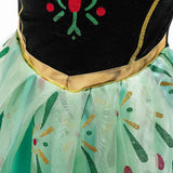 Anna Dresses Children Princess Dress Girl Cosplay Costume Kids Summer Clothes Halloween Birthday Carnival Robe Party Disguise