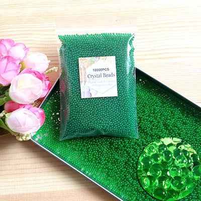 Crystal Soil Hydrogel Gel Polymer Water Beads, Growing Water Balls, Big Home Decor, Flower, Wedding Decoration, 10000Pcs Per Bag 