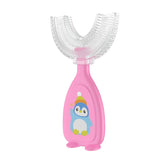 Children's 360 Degree Infant U-shaped Toothbrush Baby Health Teethers Soft Silicone Baby Brush Kids Teeth Oral Care Cleaning