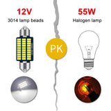 1pcs Festoon 31mm 36mm 39mm 42mm Car interior lights ceiling light License Plate Lamp Internal reading light Map light Dome lamp