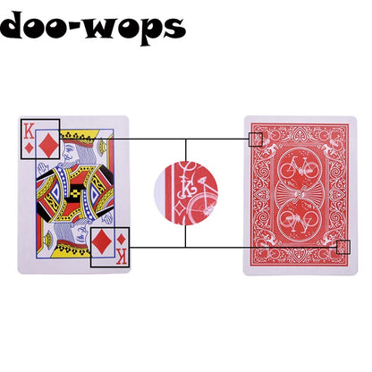 Marked Cards Stripper Deck Playing Cards Magic Tricks Poker Magia Close Up Street Illusions Gimmicks Mentalism Props Kids Toys