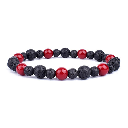 Pulseras de cuentas de obsidiana negra natural, hematita, ojo de tigre, para hombres, protección magnética de la salud, joyería para el alma de las mujeres, pulsera para hombre 