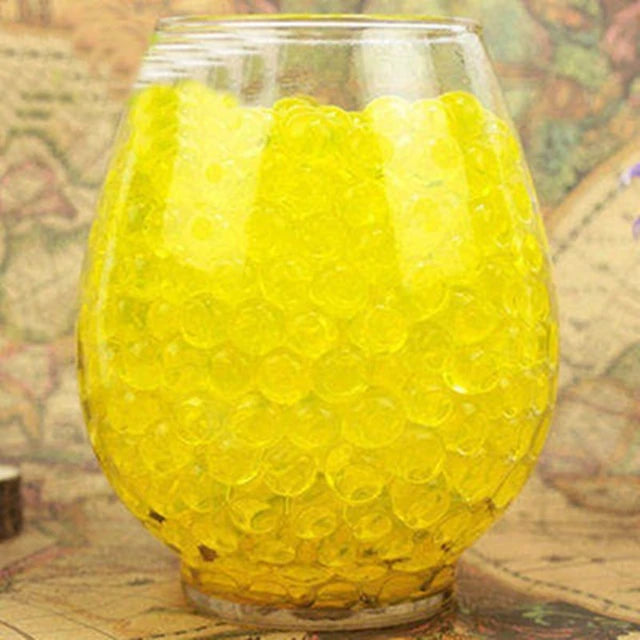 Contas de água mágicas para crianças, 500 peças, cristal de lama do solo, brinquedo para crianças, flores crescentes, bolas de hidrogel de água, decoração de casa em vasos