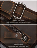 JOYIR New Genuine Leather Men Vintage Handbags Small Flap Men's Shoulder Bag Casual Office Messenger Bags Fashion Crossbody Bag