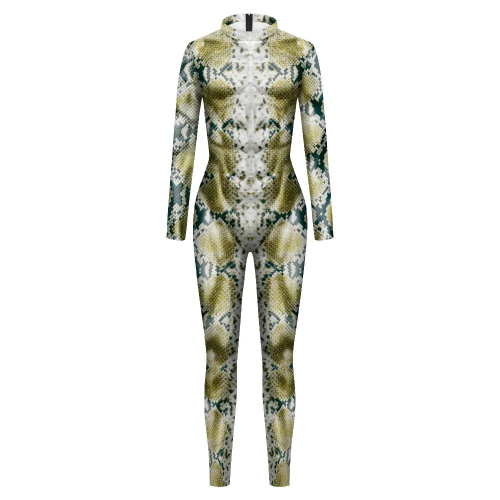 VIP FASHION 2025 Halloween Costumes for Men Animal Fox Cosplay Bodysuit Giraffe Leopard Zentai Jumpsuits Party Funny Male Outfit