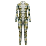 VIP FASHION 2025 Halloween Costumes for Men Animal Fox Cosplay Bodysuit Giraffe Leopard Zentai Jumpsuits Party Funny Male Outfit