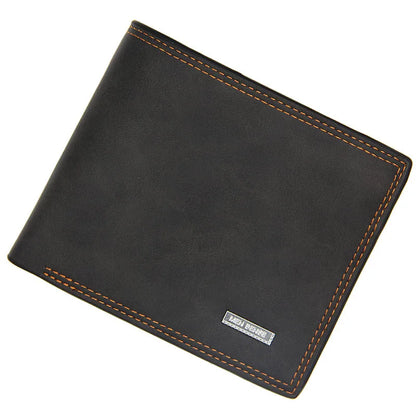 Picture Wallet Fashion Casual Short PU Frosted Multi-Card DIY Wallets Customized Engraving Photo Simple Purse For Men