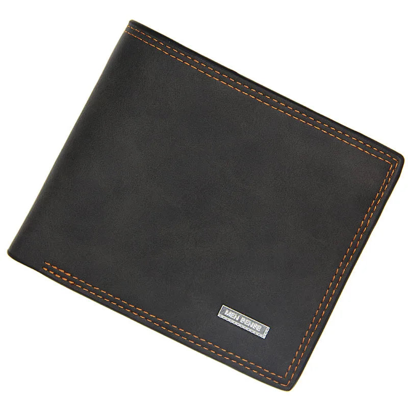 Picture Wallet Fashion Casual Short PU Frosted Multi-Card DIY Wallets Customized Engraving Photo Simple Purse For Men