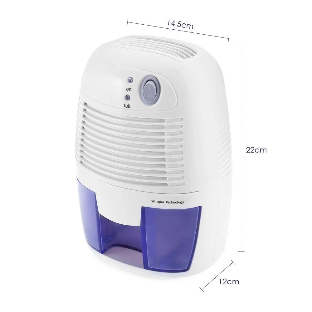 THANKSHARE 500ml Dehumidifier Mini Portable Home Officce Air Dryer Desiccant Moisture Absorber Low Noise Cabinet Dehumidifier