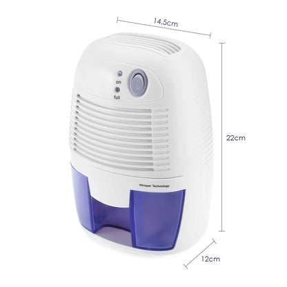 THANKSHARE 500ml Dehumidifier Mini Portable Home Officce Air Dryer Desiccant Moisture Absorber Low Noise Cabinet Dehumidifier