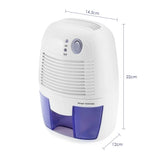 THANKSHARE 500ml Dehumidifier Mini Portable Home Officce Air Dryer Desiccant Moisture Absorber Low Noise Cabinet Dehumidifier