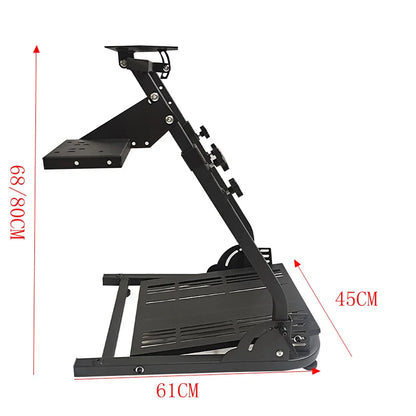 Soporte para volante de carreras para el juego G27G29G923T300RST500RSFANATEC T150PS4 Soporte plegable para palanca de cambios