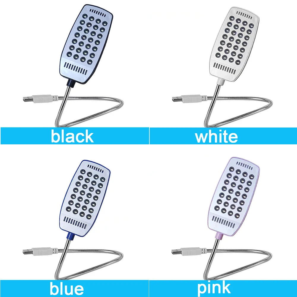 Ultra Bright 28/6LEDs Reading Lamp LED USB Book Light Flexible Table Lamps Night Lamp for PC Computer