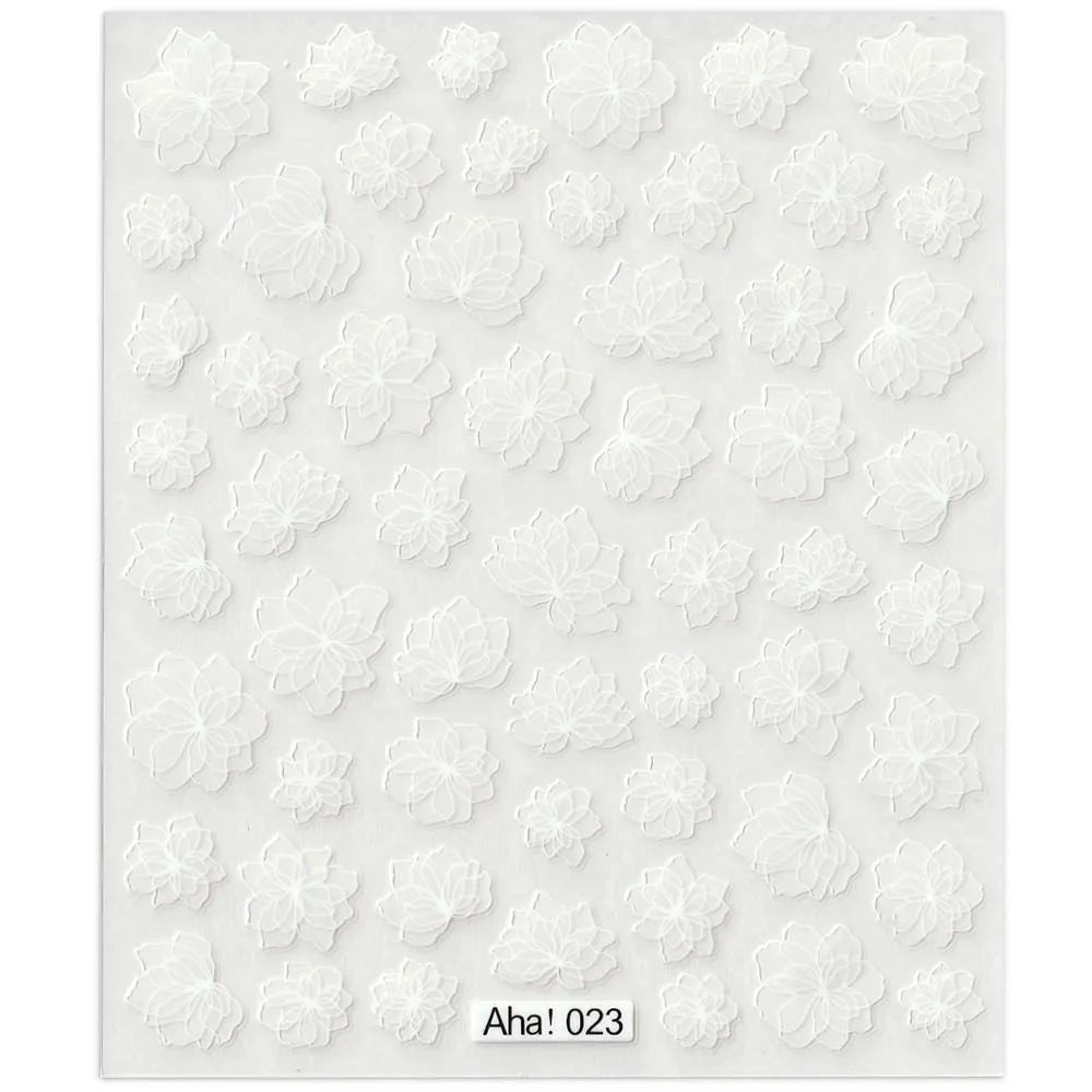 42Model Sticker Nail Decal 3D Adhesive Patch,Smile/Animal/Flower Nail Art Decorations Manicure Sticker Easter Day Design Decal-