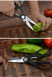 Herramientas de Juego de cuchillos de cocina de acero inoxidable, cuchillo de cocina forjado, tijeras, pelador de cerámica, rebanador de Chef, cuchillo de pelar Nakiri, estuche de regalo