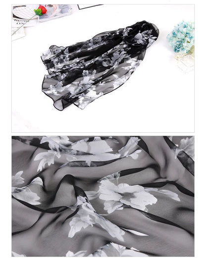 hot  printing new brand women scarf spring summer silk scarves shawls and wraps lady pashmina beach stoles hijab foulard