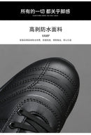 Men's Sports Shoes Leather Waterproof Running Sneakers Luxury Walking Gym Shoes Man Non-slip Training Sneakers Flat Shoes Tennis