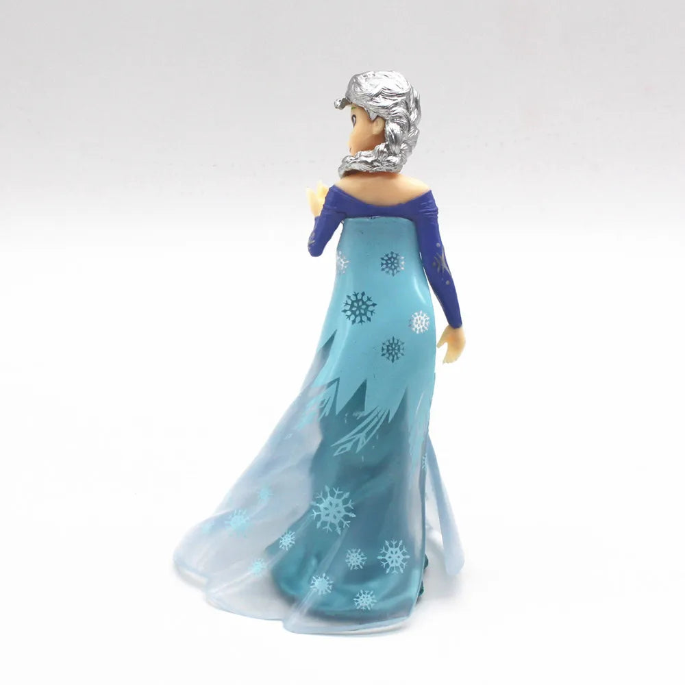 Big Size Frozen Queen Elsa & Anna Figure Toys Dolls Anime Dolls Figures Collectible Model Cake Decoration Toy Kids Birthday Gift