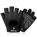 Professional Gym Fitness Gloves Power Weight Lifting Women Crossfit Workout Bodybuilding Half Finger Hand Protector 